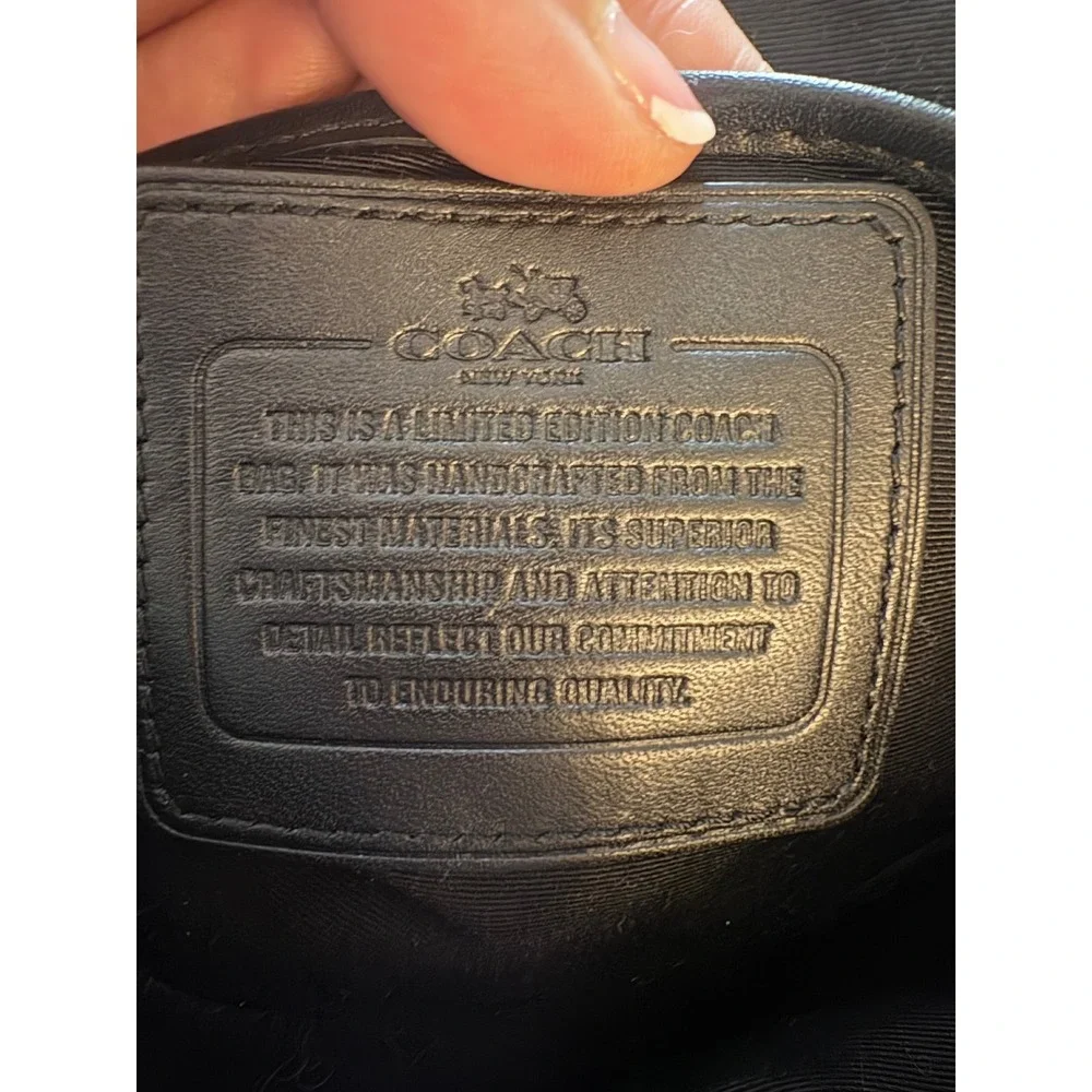 Coach Blue Turnlock Crossbody Bag | Smooth Leather | Style A1680 38015 - Picture 2 of 9